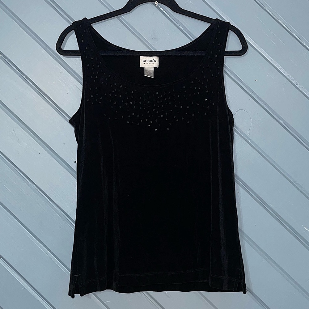Chico's Black Traveler's Tank and Pant Set - Picture 5 of 11